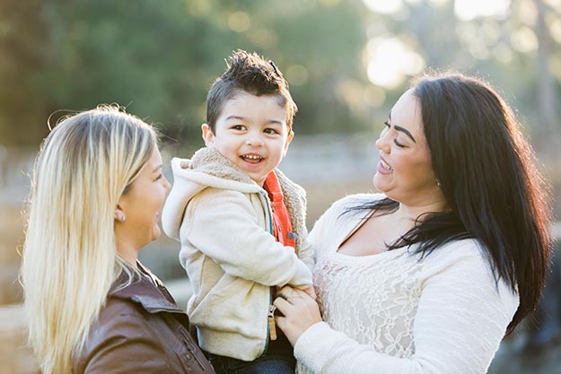 two women communicating in an open adoption